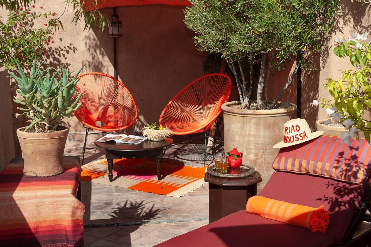 Riad Boussa Marrakesh Bagian luar foto