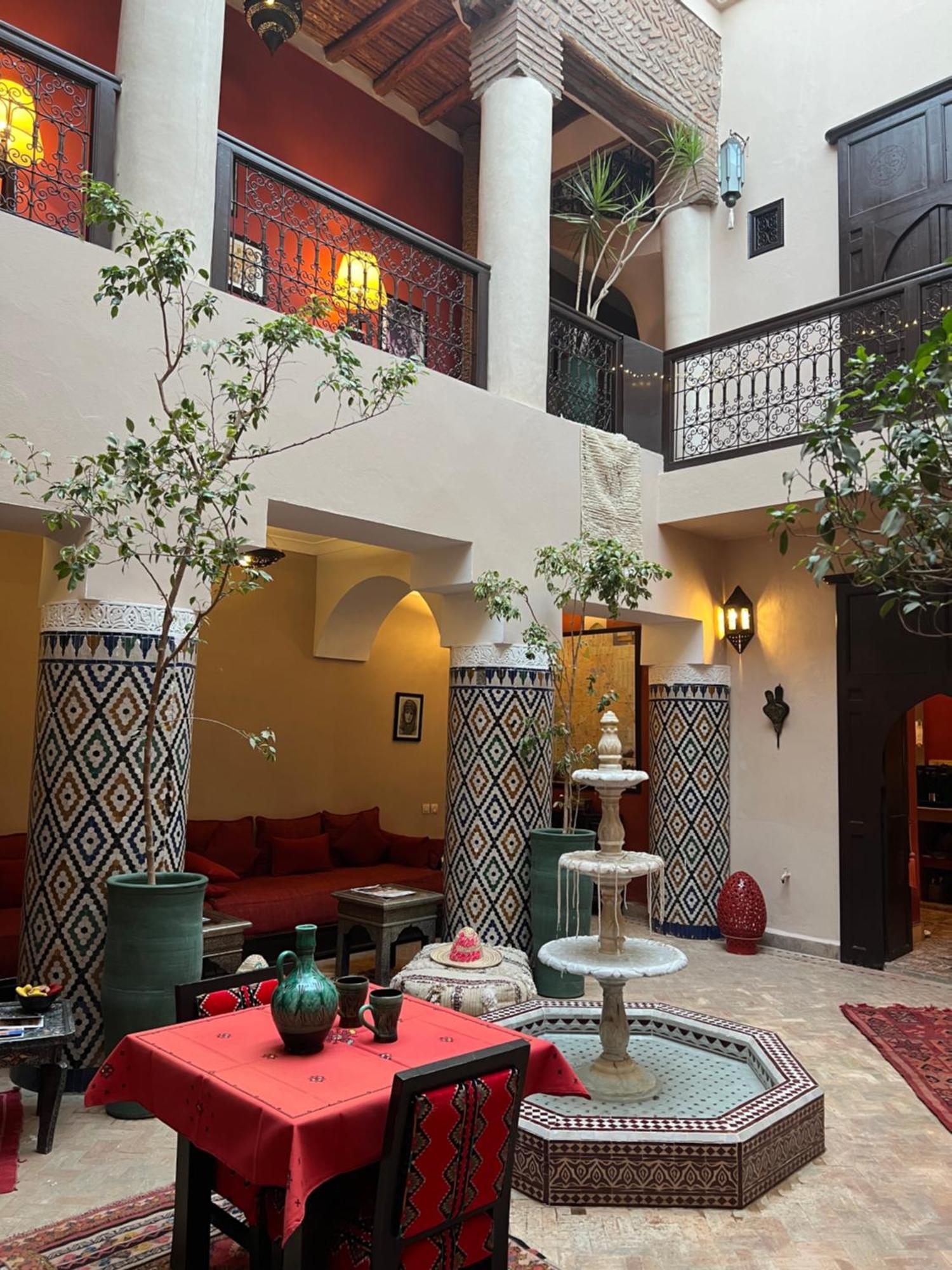 Riad Boussa Marrakesh Bagian luar foto