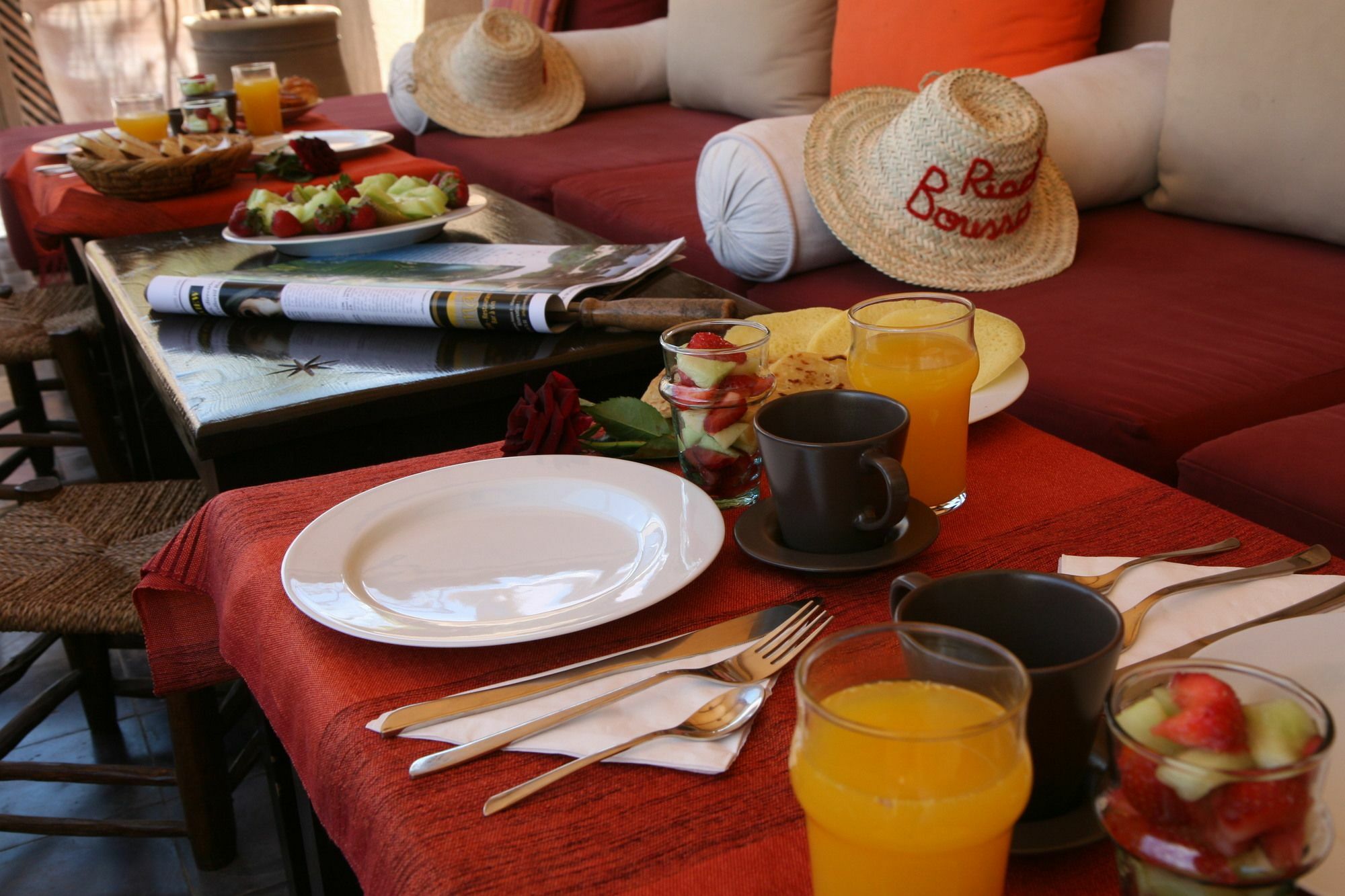 Riad Boussa Marrakesh Bagian luar foto